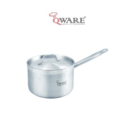 QWARE SS Sandwich Bottom Sauce Pan With Lid