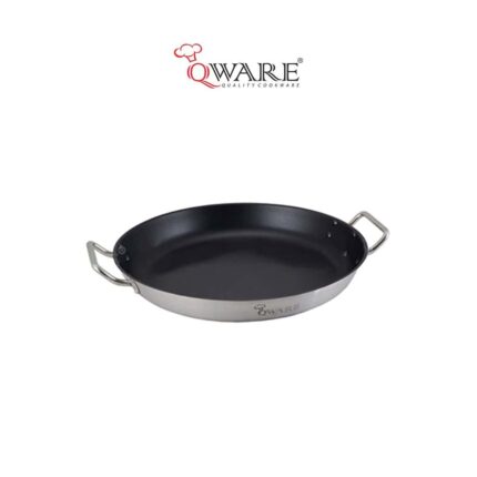 QWARE Sandwich Bottom Non-stick Frying Pan (Double Handle)