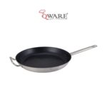 QWARE Sandwich Bottom Non-stick Frying Pan (Helper Handle)