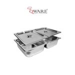 QWARE Stainless Steel 1/2 Size GN Pan