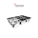 QWARE Stainless Steel 1/9 Size GN Pan
