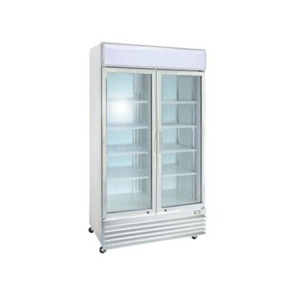 FRESH 2 Door Display Upright Chiller - FDC-P1000WB-AH