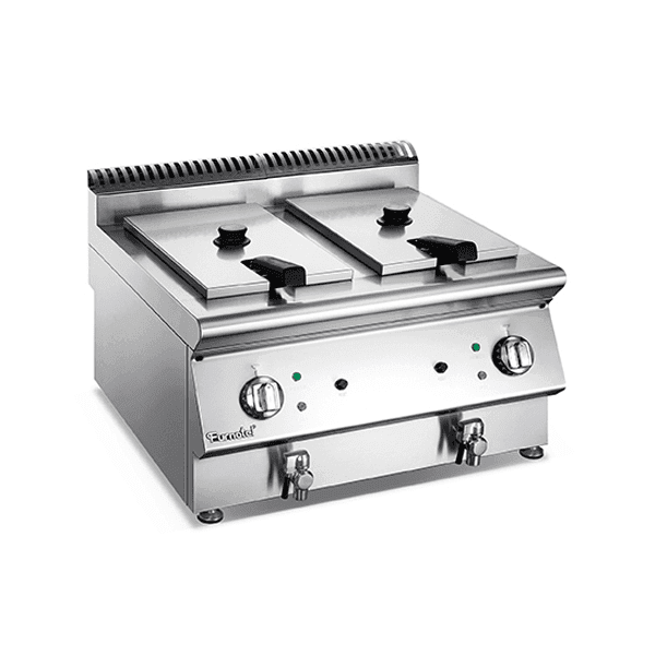 FURNOTEL X SERIES COUNTER TOP ELETRIC 2-TANK 2-BASKET FRYER