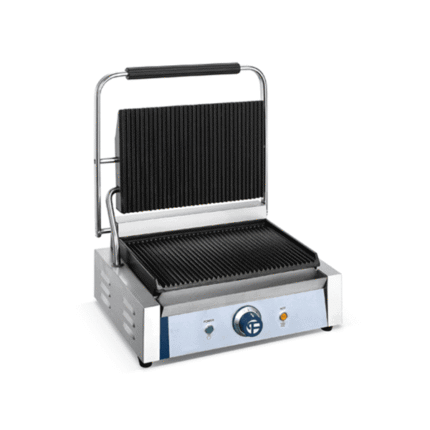 FURNOTEL ELECTRIC IRON GROOVED SINGLE PANINI GRILL