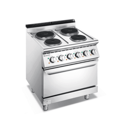FURNOTEL 700 SERIES ELECTRIC 4-HOT PLATE COOKER WITH CABINET