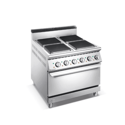 FURNOTEL 900 SERIES ELECTRIC 4-HOT PLATE COOKER WITH CABINET