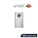 LEVANZO Stainless Steel Glass Rinser Sink / Model: 1019G