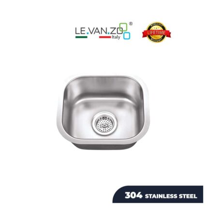 LEVANZO Stainless Steel Kitchen Sink / Model: 1616DR