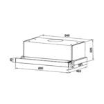 Häfele Telescopic Hood HH-T90A - Image 2