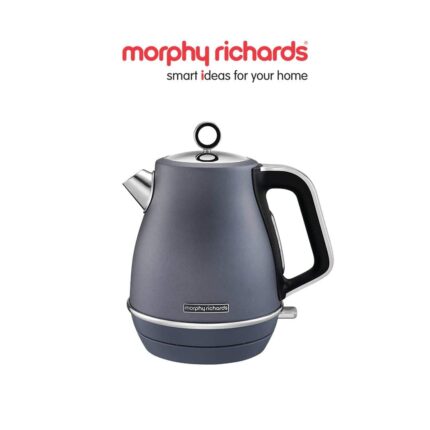 MORPHY RICHARDS Evoke Jug Kettle (Colour: Steel Blue / Red)