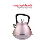 MORPHY RICHARDS Evoke Pyramid Kettle (Colour: Platinum Quartz / Rose Quartz / Steel Blue) - Image 3