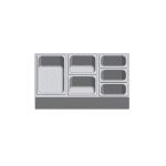 Stainless Steel GN Food Pan Condiment Holder with Lid FP-0001 - Image 2