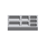 Stainless Steel GN Food Pan Condiment Holder with Lid FP-0002 - Image 2