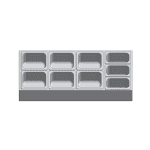 Stainless Steel GN Food Pan Condiment Holder with Lid FP-0005 - Image 2