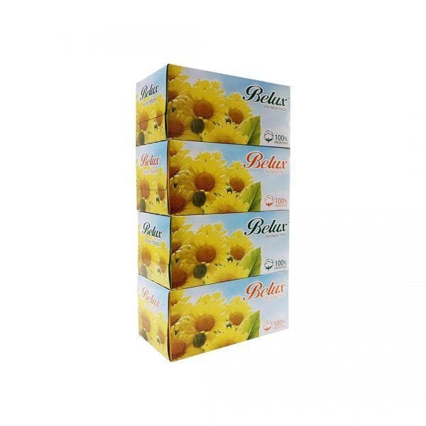 Facial tissue box