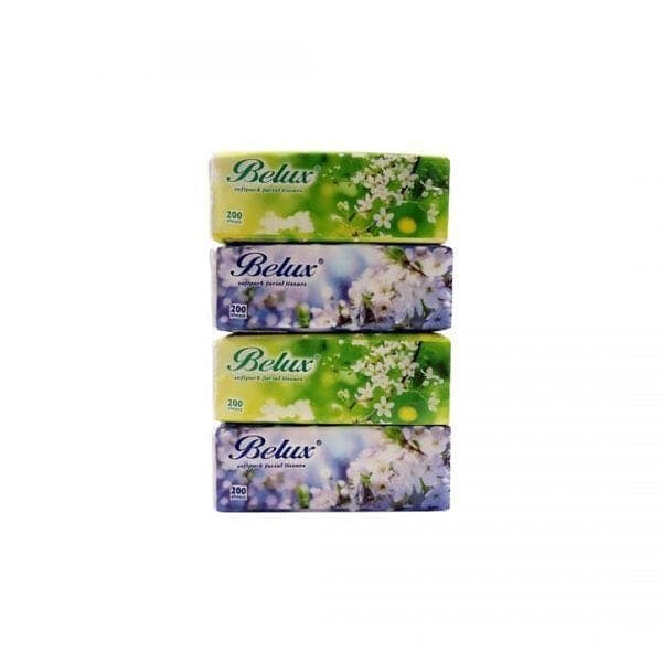 Facial tissue soft pack