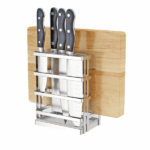 Stainless Steel Knife & Chopping Board Holder KNCH-1 - Image 2