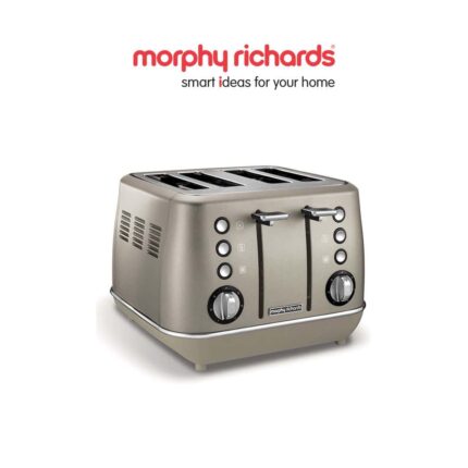 MORPHY RICHARDS Evoke Special Edition Platinum 4 Slice Toaster 240103