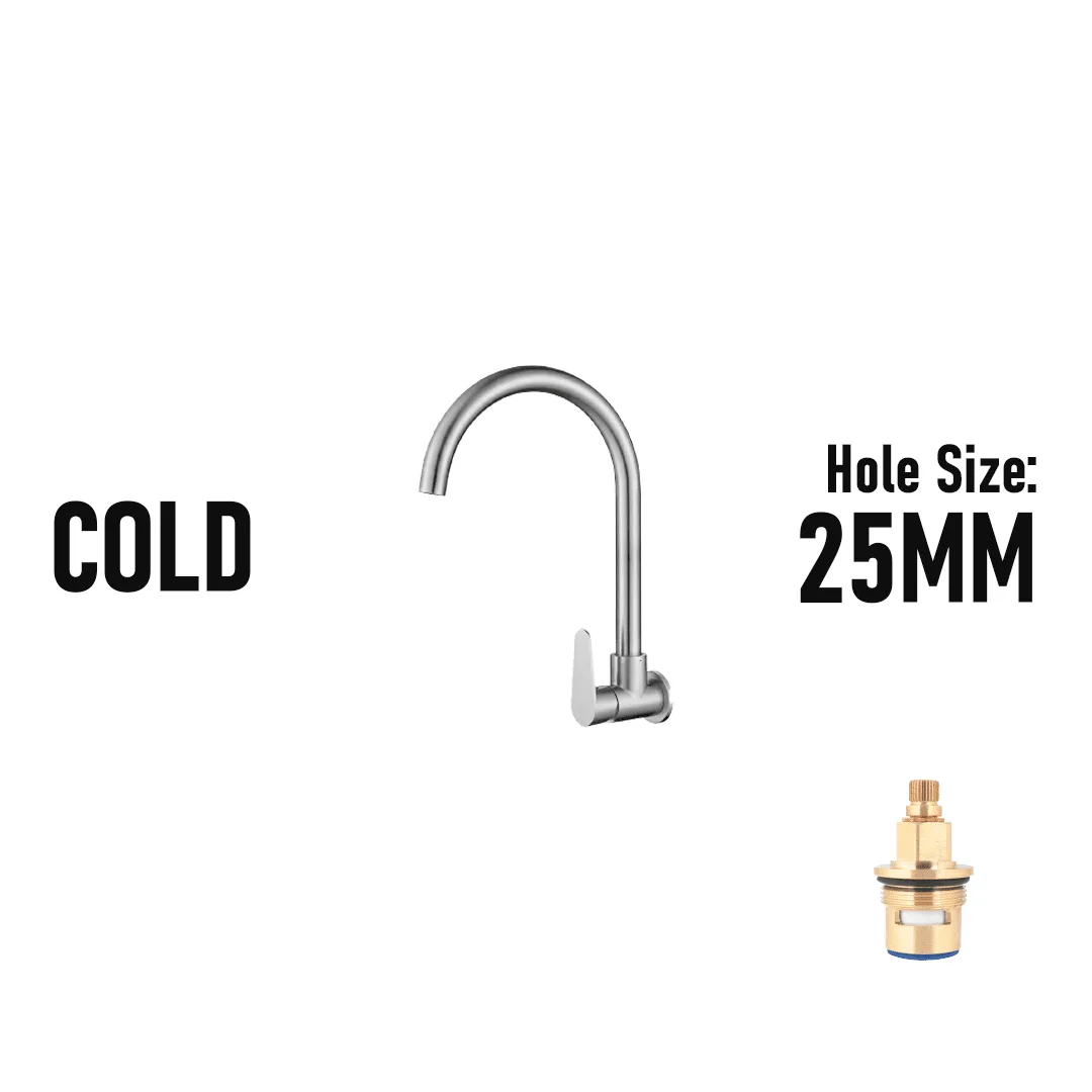 Kitchen Sink Faucet Cold Water Tap (Model: 7705W)