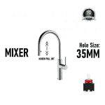 Kitchen Sink Pull Out Faucet Hot Cold Water Mixer Tap (Model: 7743)