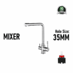 Kitchen Sink Faucet Hot Cold Water Mixer Tap (Model: 7801M)