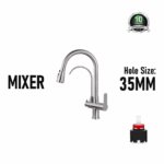 Kitchen Sink Faucet Hot Cold Water Mixer Tap (Model: 7802M)