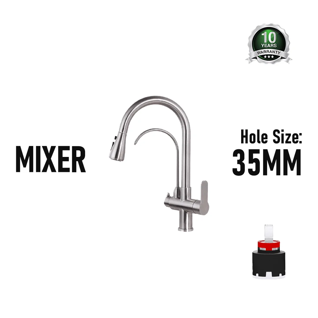 Kitchen Sink Faucet Hot Cold Water Mixer Tap (Model: 7802M)