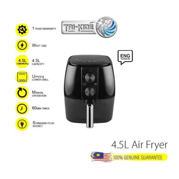 Website tri kide 4.5 litre air fryer 1