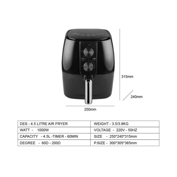 Website tri kide 4.5 litre air fryer 2