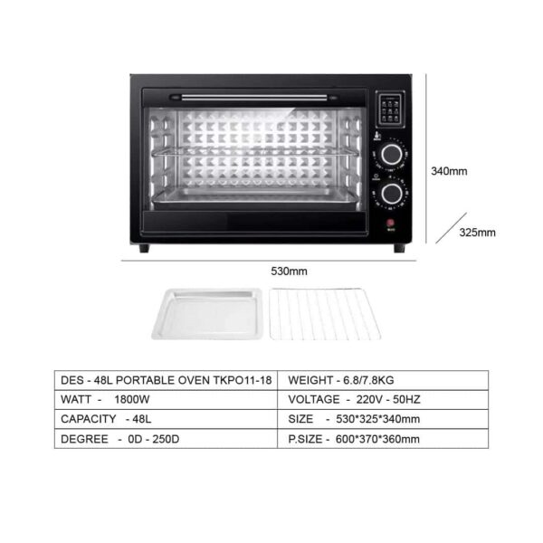 Website Tri Kide 48 Litre Oven