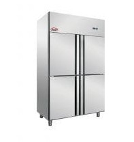 A.KOOL 4 Door Upright Stainless Steel Chiller G1.0L4F