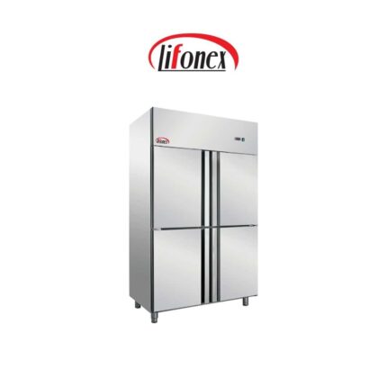 LIFONEX 4 Door Upright Stainless Steel Chiller G1.0L4F