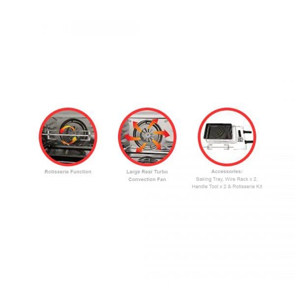 Turbo convection electric oven mot s42 2