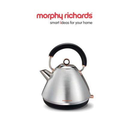 MORPHY RICHARDS Accents Rose Gold Kettle (Colour: Brushed / Black)