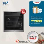 YEAR END SALES IKA Built In Oven IKA-BO13F88L-DTC (72L) 13 Functions + Gift