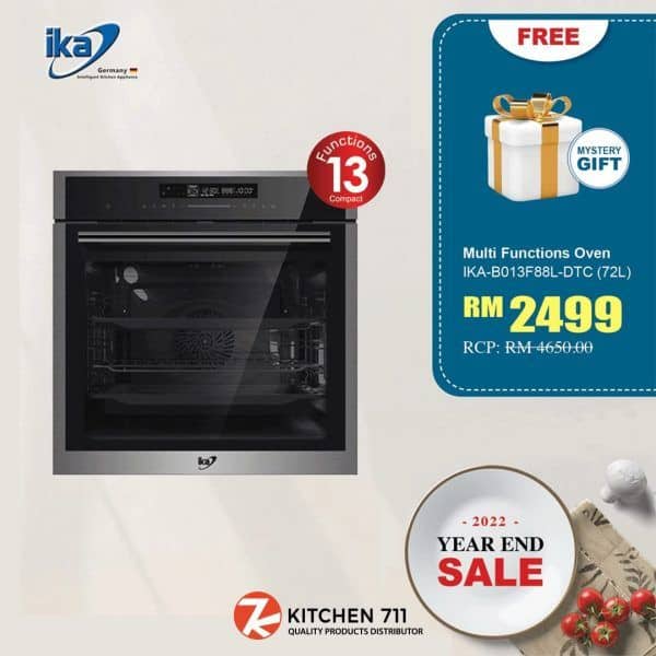 Ika multi functions oven 72l rm2499