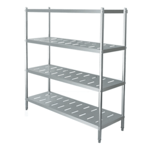 FRESH 4 Tiers Perforated Rack FSR1800-4WH