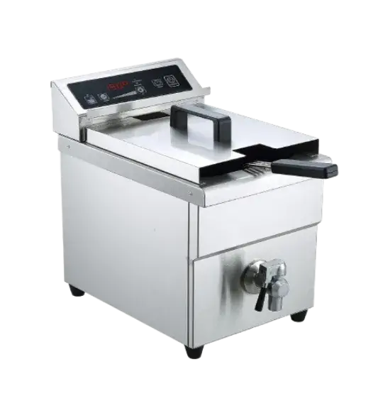 BETTER IH 3500W Single Tank Deep Fryer E350Z8D