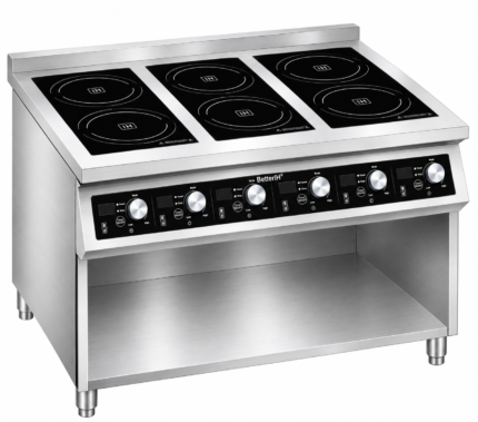 BETTER IH 5000W Six Hob Induction Stove EW5/5G6-H7