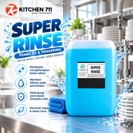 EC ULTIMATE Super Rinse Dishwasher Rinse Aid 25L